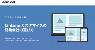 kintoneカスタマイズの開発会社の選び方